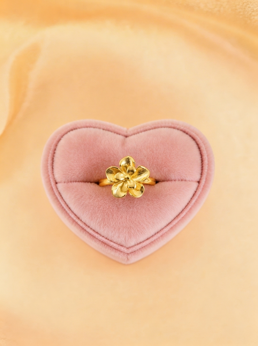 Plumeria Flower Ring